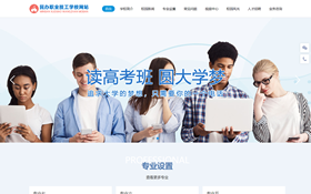 響應式民辦學校響應式網站模板